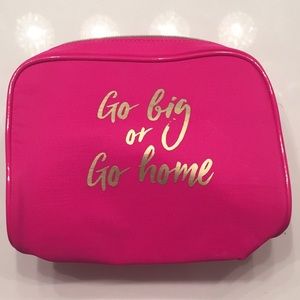 Lancôme makeup bag.